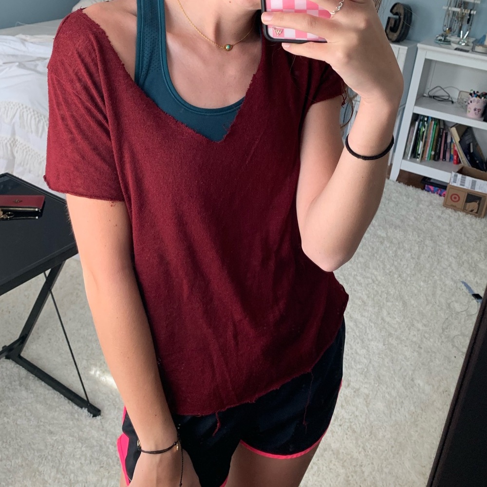 Urban Outfitters Distressed Cropped Tee